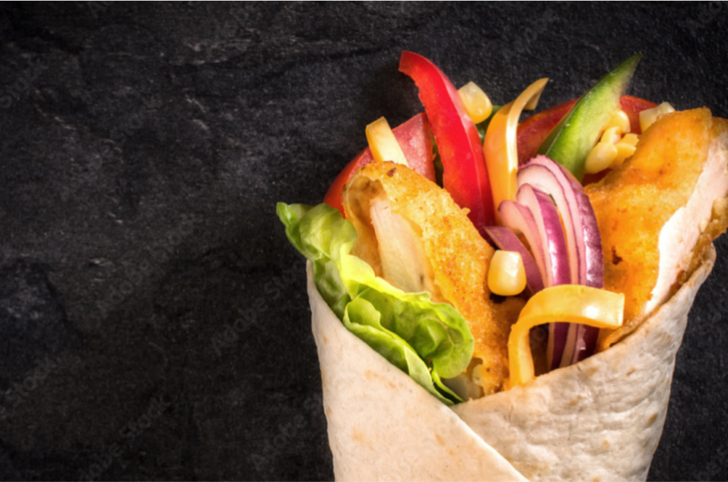 Chicken Wrap 1 Chicken Wrap